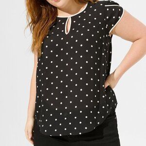 Georgette Tulip Sleeve Blouse (4X)